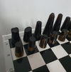 Acrylic transparant / lucite chessboard 1980s / chess game