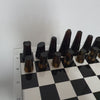 Acrylic transparant / lucite chessboard 1980s / chess game