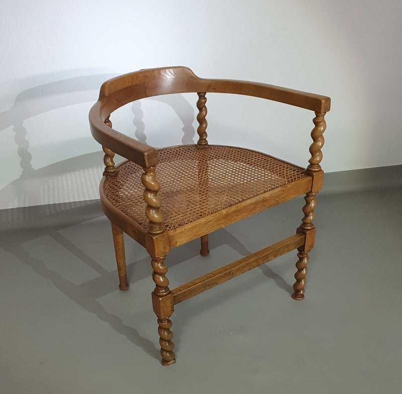 Arm / side chair with webbing seat 1930s