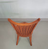 De Ster Geldermalsen Spindle Back dining chair 6 x in solid Oak. With a small carved decoration in the back rest.
1960s