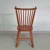 De Ster Geldermalsen Spindle Back dining chair 6 x in solid Oak. With a small carved decoration in the back rest.
1960s