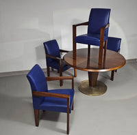 4 x Hugues Chevalier conference Ying Bridge chair / leather