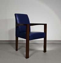 4 x Hugues Chevalier conference Ying Bridge chair / leather