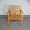 Beech Wood and Webbing Side Chair by Olivo Pietro, Italy, 1970s