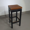 3 x Oak construction stools 1960s