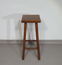 3 x oak classic stools 1960s