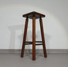 3 x oak classic stools 1960s