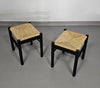 2 x Ibisco stool / rare rush / woven