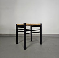 2 x Ibisco stool / rare rush / woven