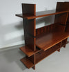 E101 Domino bookcase with writing desk by Eugenio Gerli for Tecno 1960