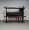 E101 Domino bookcase with writing desk by Eugenio Gerli for Tecno 1960