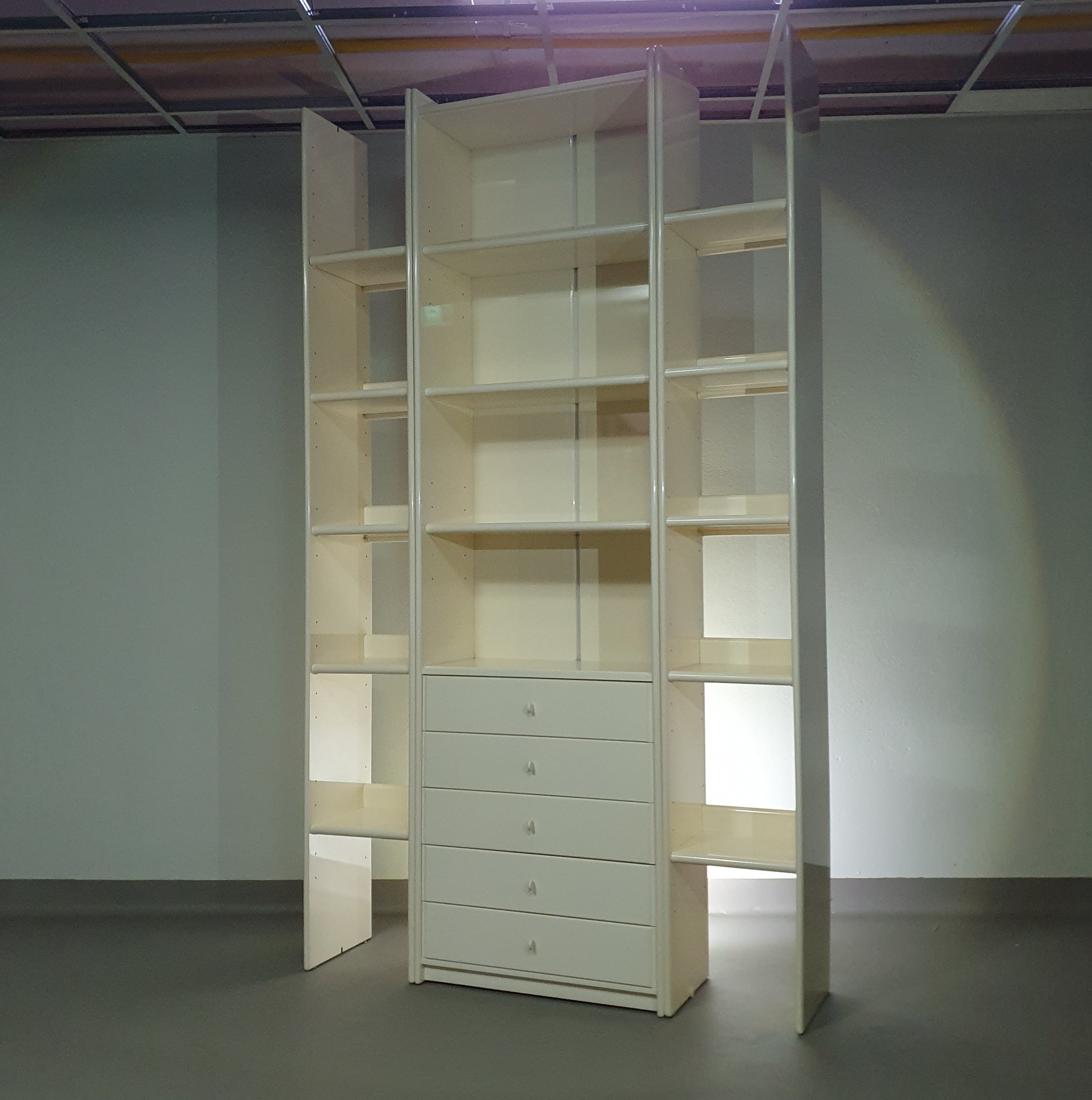 Italian "Olinto" Bookcase / roomdivider by Kazuhide Takahama for B&B