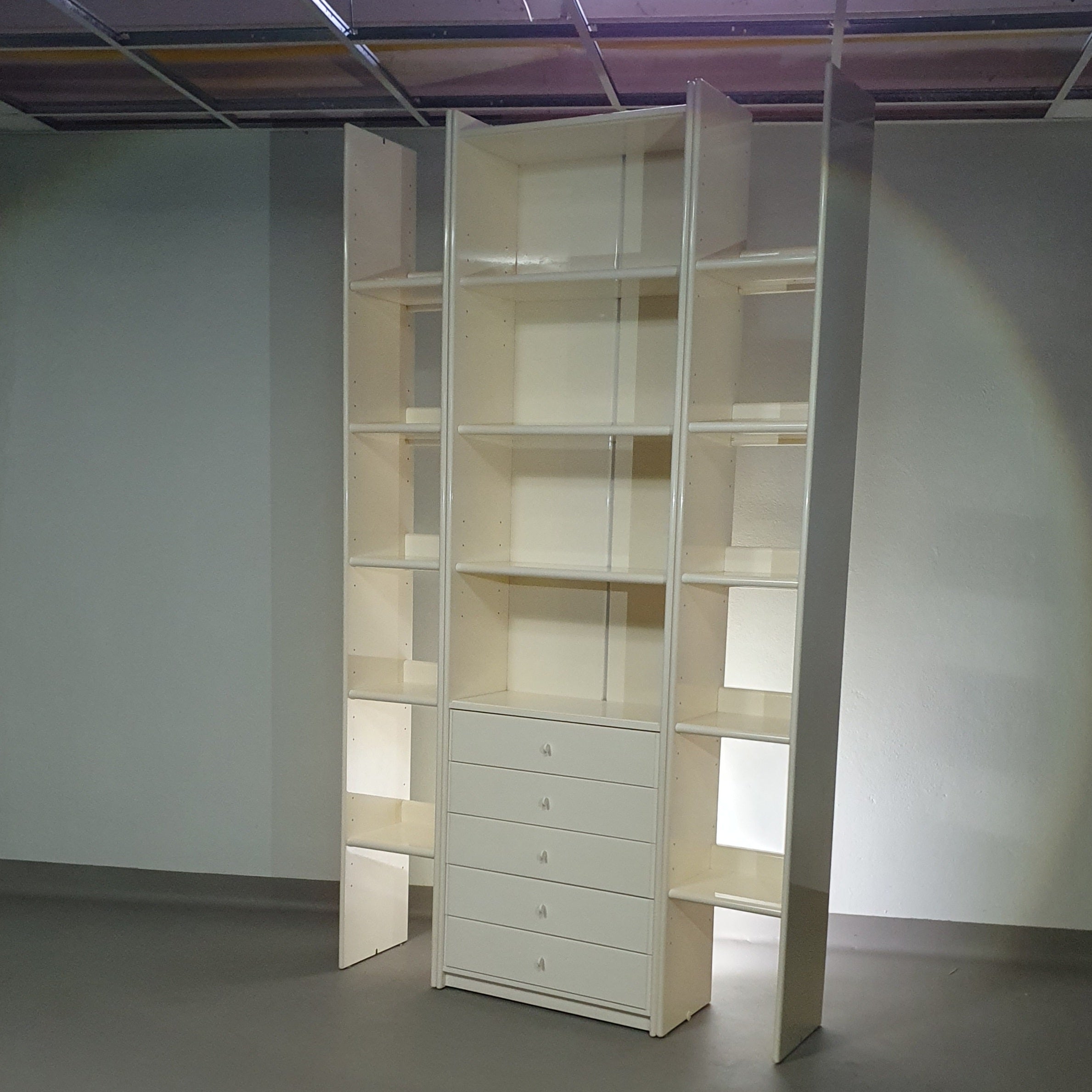 Italian "Olinto" Bookcase / roomdivider by Kazuhide Takahama for B&B