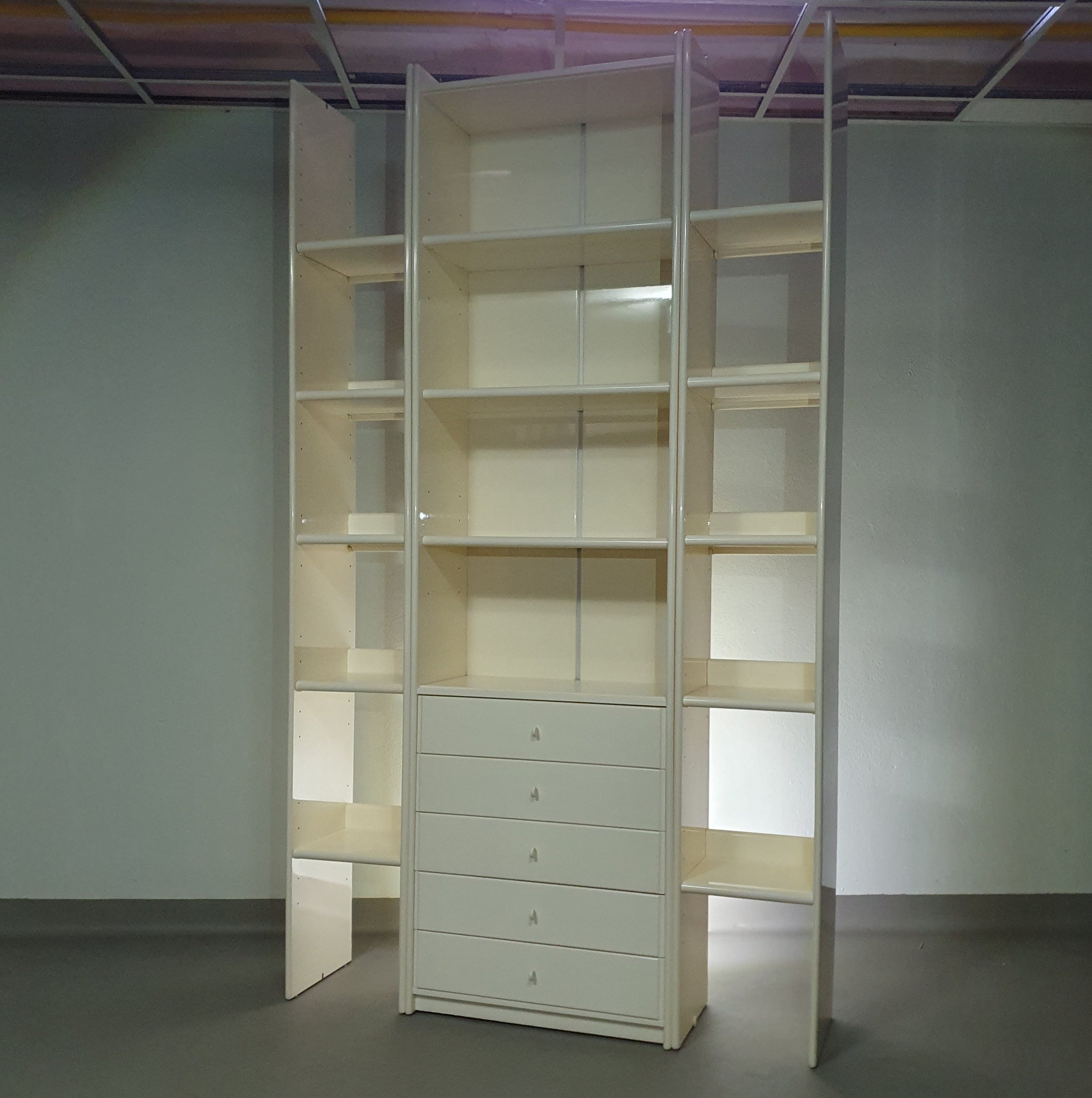 Italian "Olinto" Bookcase / roomdivider by Kazuhide Takahama for B&B