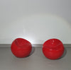 Dupont Finn Stone ball chairs / "Colani"  side table