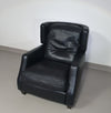 AMADEUS NATUZZI LOUNGE CHAIR / black leather