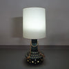 German ceramic vase lamp / rope OVERSIZED FLOOR LAMP