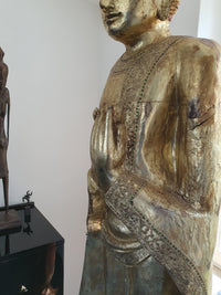 Very beautiful large, wooden Mandalay Buddha statues from Burma.
Mid-Century