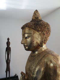 Very beautiful large, wooden Mandalay Buddha statues from Burma.
Mid-Century