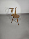 Beautiful old farmers tripod chair for decorative use.