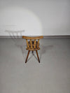 Beautiful old farmers tripod chair for decorative use.