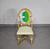 3 x Gasparucci Italo ECC Antwerpen tennis chairs 1980s