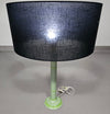 Ceramic glazed table lamp with green webbing pattren