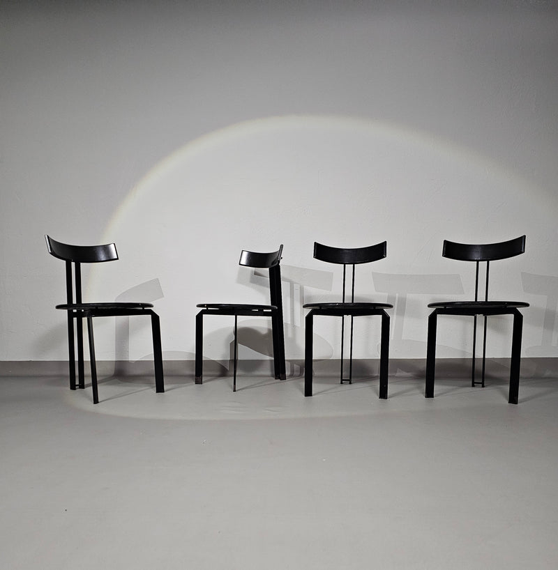 Postmodern Harvink chairs, model Zeta designed by Martin Haksteen in the 1980s