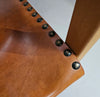 6 x leather dining chair with inflatable seat / leather seat / backrest