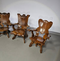 3 x large oak claw armchairs 1960s
70 x 70 x 90 cm