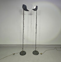 Rare floor lamps with little Stones in copper wire / labeled SAP