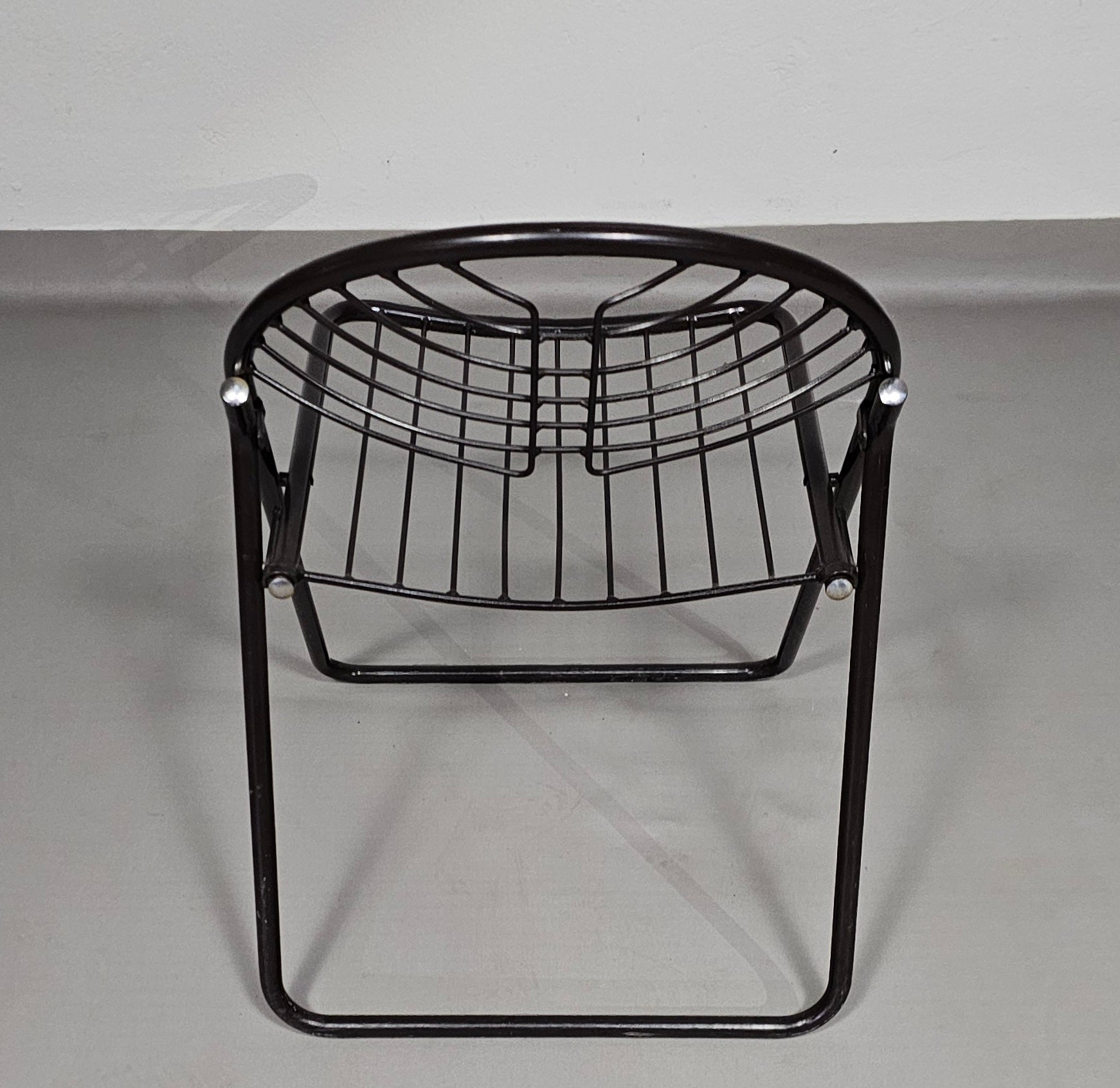 Gastone Rinaldi Folding Chair / black / Italy 1970s