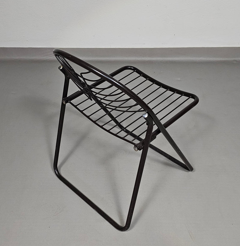 Gastone Rinaldi Folding Chair / black / Italy 1970s