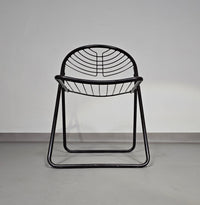 Gastone Rinaldi Folding Chair / black / Italy 1970s