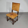 Matching set / Castle Chairs / Neo Barok / sheep leather / 1900s