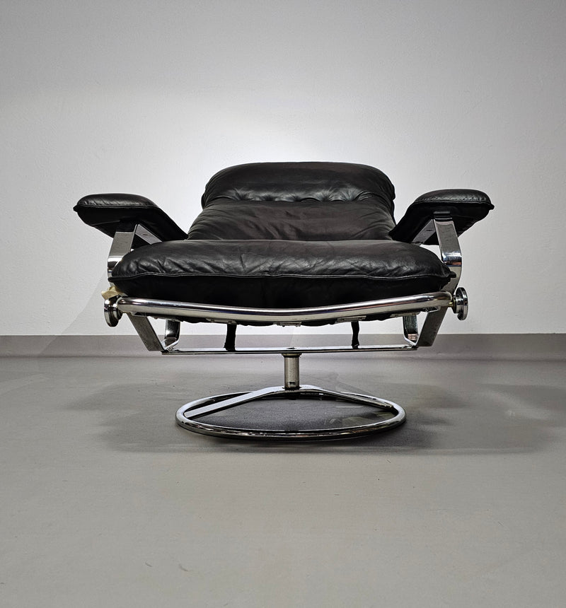 VERY RARE VINTAGE LEOLUX LOUNGE CHAIR, THE NETHERLANDS 1960S