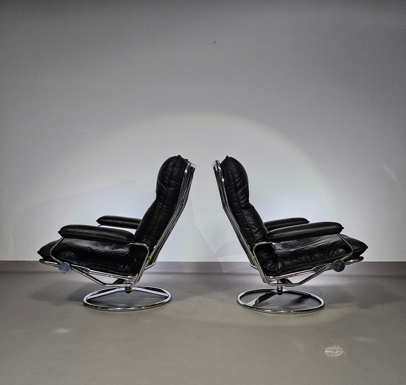 VERY RARE VINTAGE LEOLUX LOUNGE CHAIR, THE NETHERLANDS 1960S