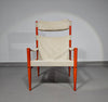 Safari lounge chair, model 30,  designed by Erik Worts and manufactured by Niels Eilersen, Denmark 1960.