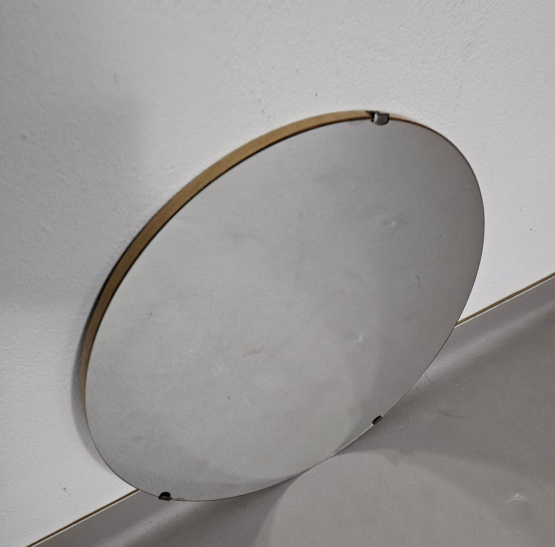 Round Midcentury Mirror 1960s