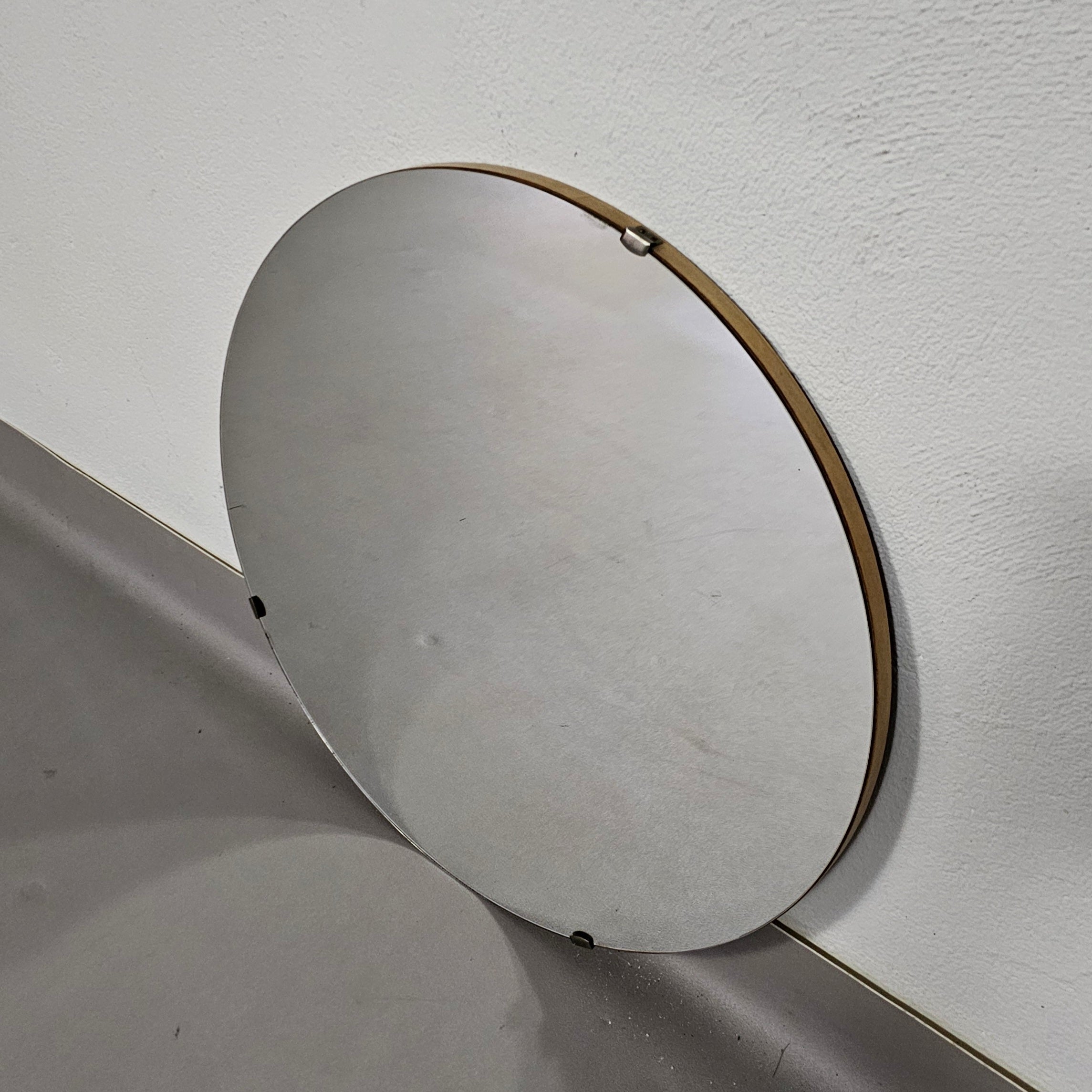 Round Midcentury Mirror 1960s