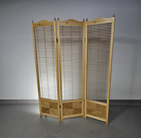 Room divider
French Blonde Beech Louvered Screen Room Divider, 1960s

Width 155

Height 185 cm