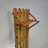 Pine wood coat rack / coatrack Width 60 Height 190 Depth 30 cm