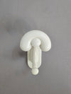 5 x plastic coat hook 1970s made in Italy