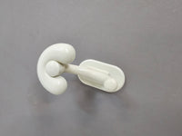 5 x plastic coat hook 1970s made in Italy