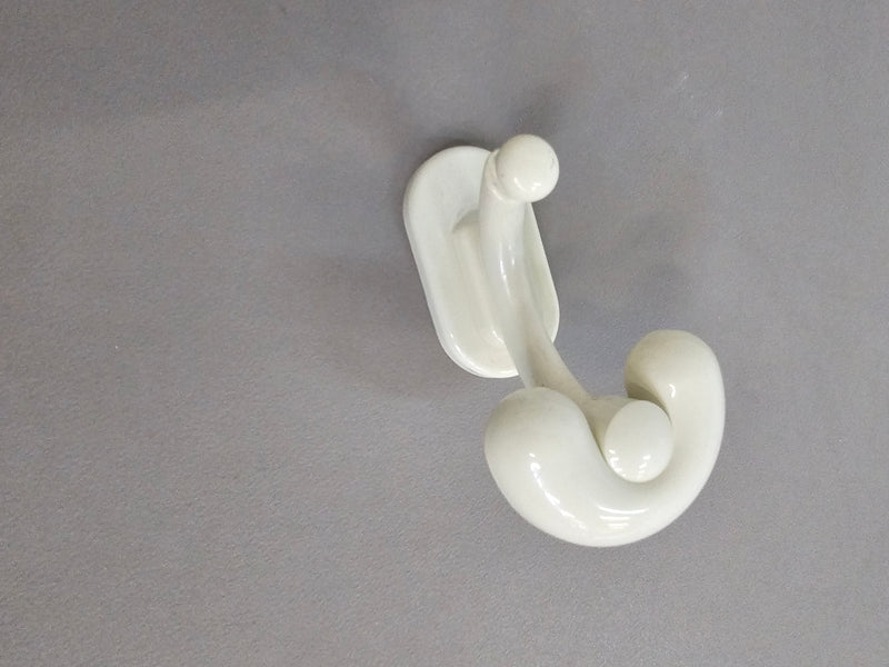 5 x plastic coat hook 1970s made in Italy