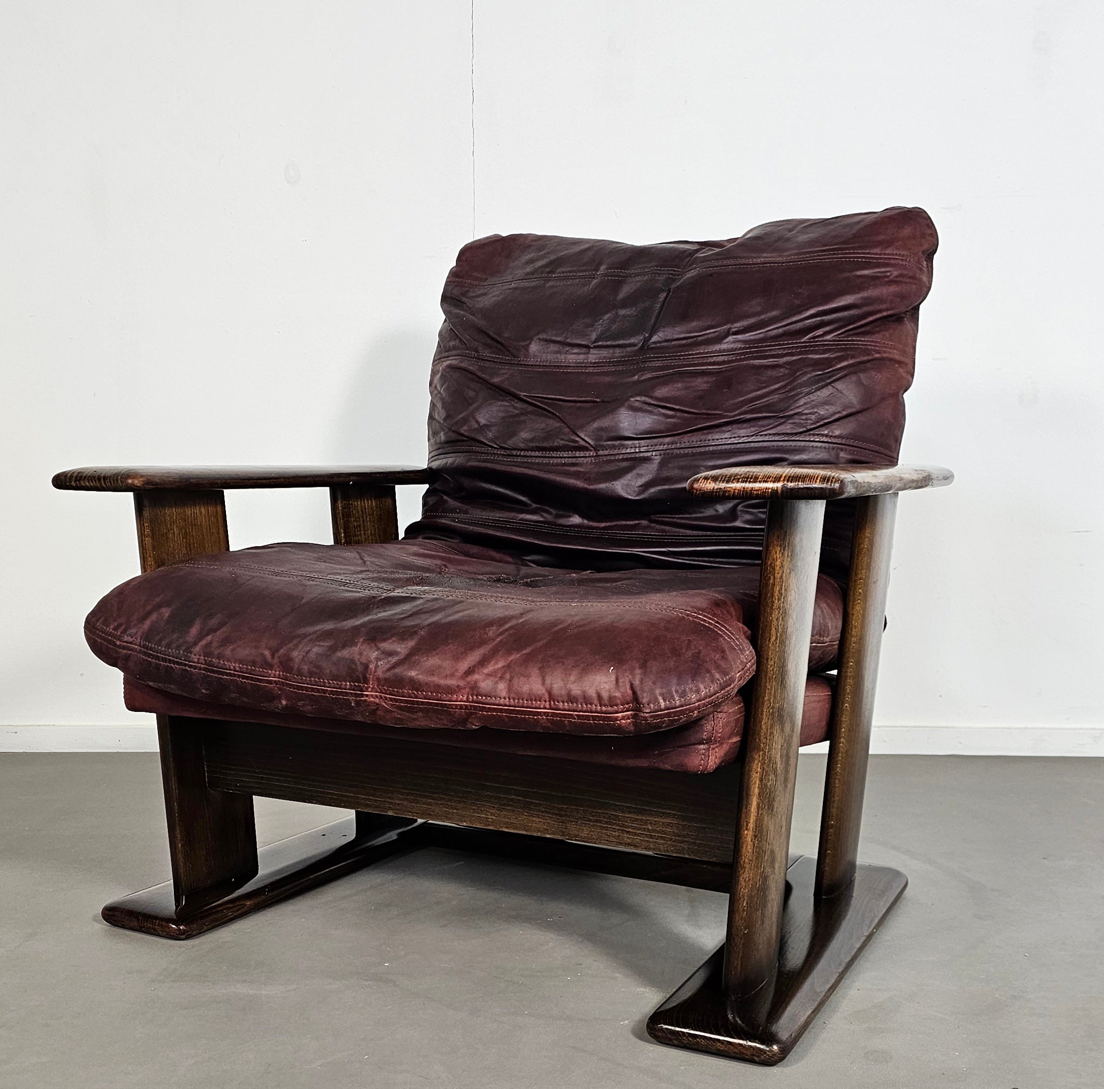 Brutalist armchair 1960s