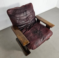 Brutalist armchair 1960s