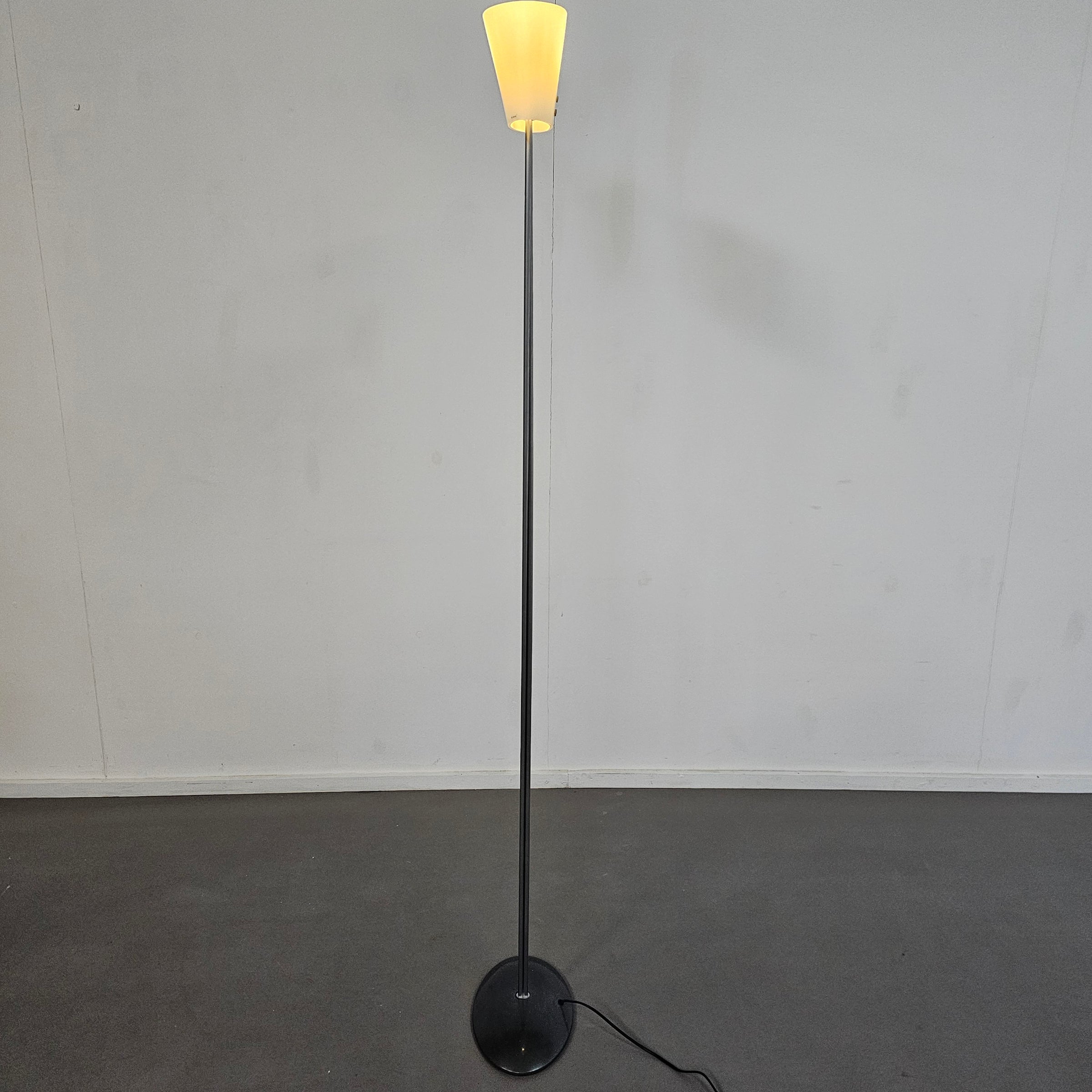 Valerio Bottin Vitt Terra Series Murano and Steel Floor Lamp for Foscarini