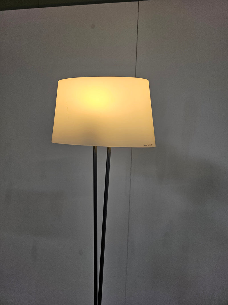 Valerio Bottin Vitt Terra Series Murano and Steel Floor Lamp for Foscarini