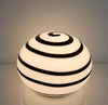 Vintage glass Ilu di Vetro swirl zebra lamps